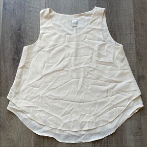Paper Crane Cream Tank Size Medium